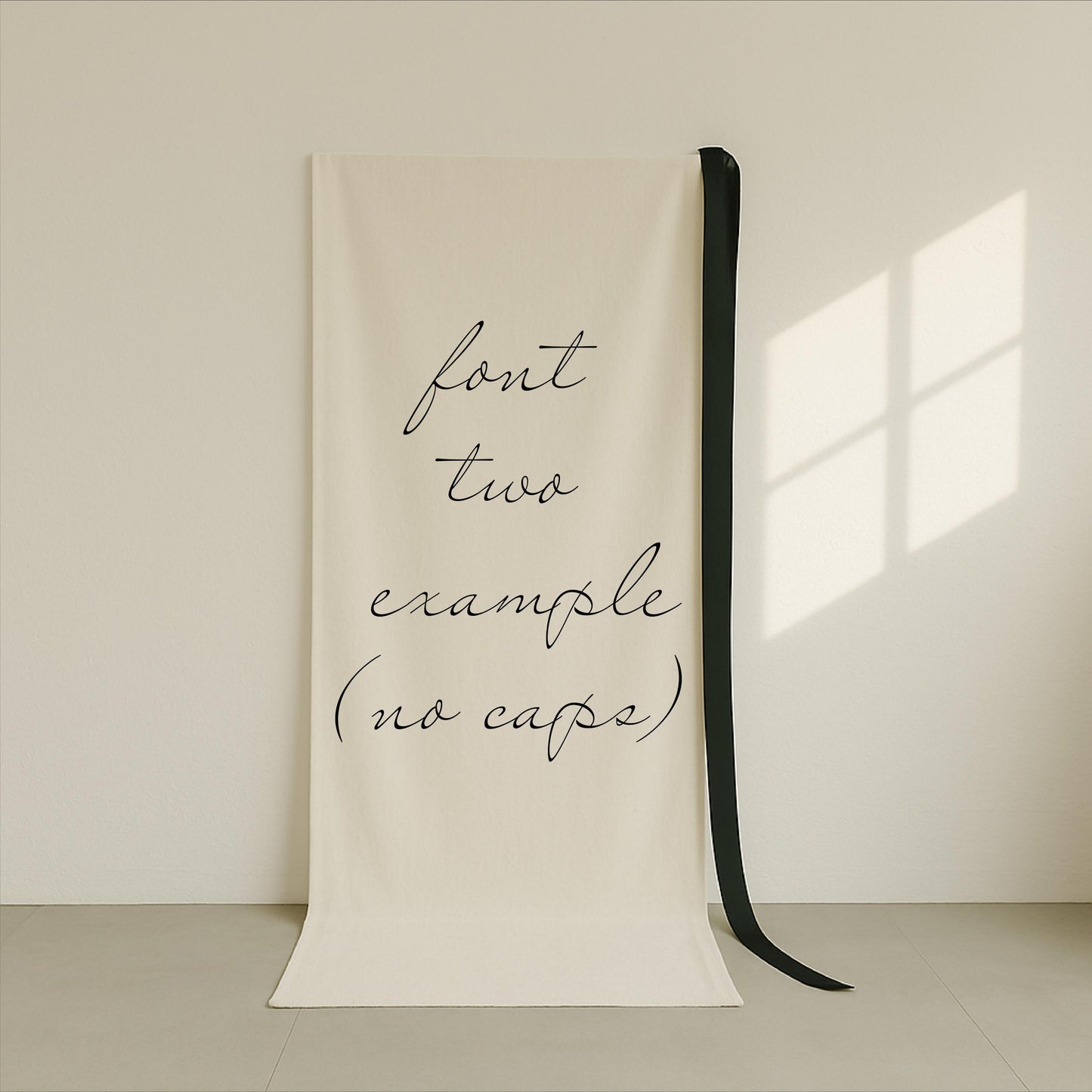 Minimalist Fabric Wedding Welcome Sign – Fabric Sign, Wedding Sign, Custom Sign, Luxury Sign – Made to order & designed in the UK