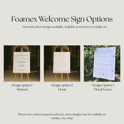 Personalised Wedding Signs Bundle ’The Ultimate Package' – Seating Plan, Welcome, Order of the Day, Bar, Memorial and Guestbook Signs