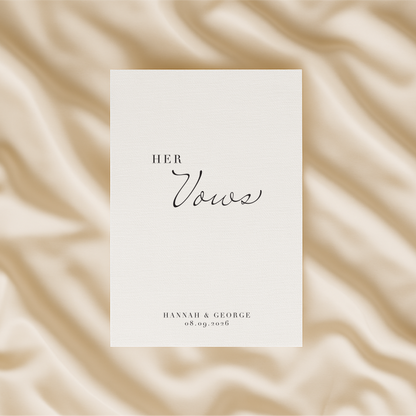 Wedding Vows and Reading Booklets  - Wedding Vows, Custom Cards, Wedding Readings, Wedding Speeches, Wedding Stationery - Made to Order in the UK